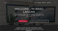 Desktop Screenshot of bradlangan.com